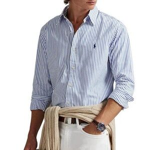 Ralph Lauren Men's Striped Button Down Shirt